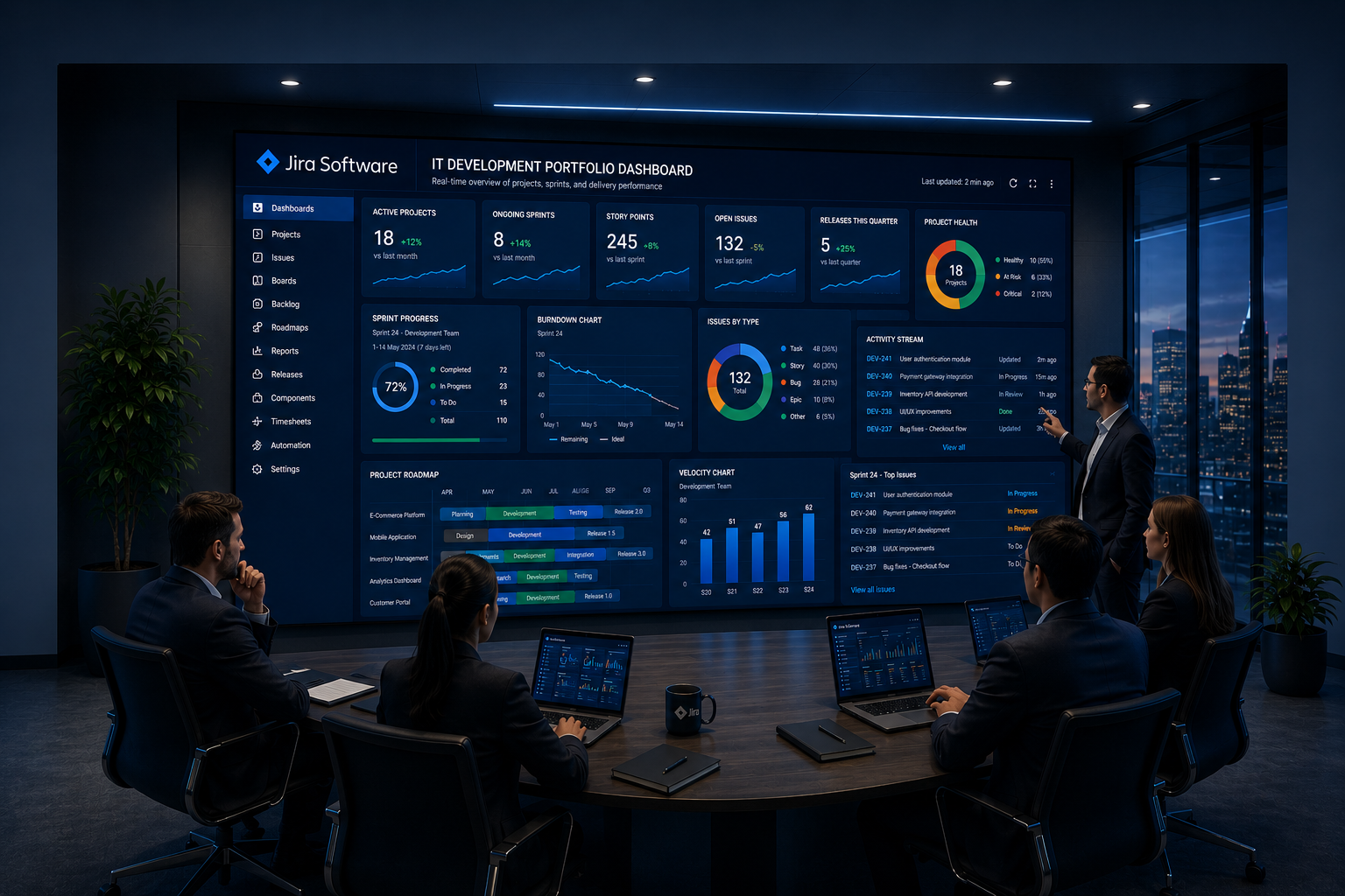 Software Development Project Management Platform Implementation